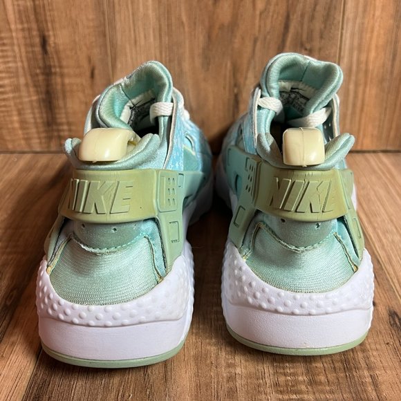 Nike Huarache Run Print GS Youth Running Shoes Blue White 704946 401 Size 5.5Y - Picture 6 of 8